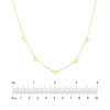 Mini Inverted Triangles Adjustable Necklace