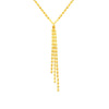 Two-Stranded Valentino Chain Dangle Necklace