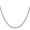 14K White Gold 2.1mm Spiga Chain