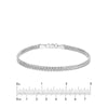 Two-Row Wheat Chain Bracelet