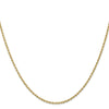 14K 1.6mm Solid Regular Rope Chain