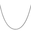 14K White Gold 1.4mm Solid D/C Spiga Chain