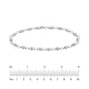 Stampato D/C and Satin Hearts Bracelet