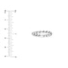 Double Twist Polished Tube Ring