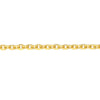 Diamond-Cut Cable Choker Chain