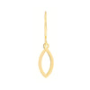 Mini Open Marquise Dangle Earrings