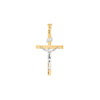 Two-Tone Crucifix Pendant
