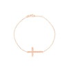 E2W Sideways Cross Bracelet