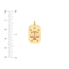 Libra Engraved Pendant