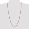 14K 3mm Solid Regular Rope Chain