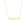 5mm Typewriter Font Nameplate Necklace