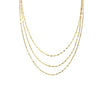 Hammered Mariner Chain Layered Necklace