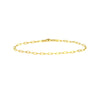 2.5mm Paper Clip Chain with Pear Shape Lock