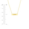 Mini Love Bar Adjustable Necklace