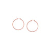 2mm x 25mm Polished Hoop Earrings