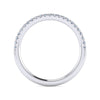 14K White Gold Matching Wedding Band