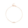 Mini CZ Infinity Adjustable Bracelet