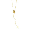 Virgin Mary and Cross Rosary Necklace