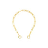 Paper Clip Split Chain Bracelet