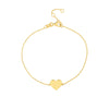 Engravable Simple Heart Bracelet