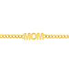Mom on Curb Chain Adjustable Bracelet