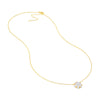 Diamond Pave Hexagon Pendant Necklace