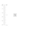 Sterling Silver 7mm Square CZ Stud Earrings on Post Back