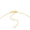 Sideways Block Initial Necklace