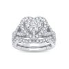 14K WG 1.00ct Diamond Bridal Ring