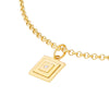 1.5pt Diamond Square Stacked Pendant