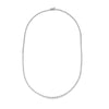 Diamond Graduated Half Tennis Necklace (3-1/4tcw)