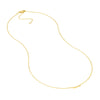 Horizontal Staple Diamond Necklace