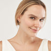 D/C Knife Edge Hoop Earrings