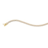 Plated Sterling Silver Triple CZ Row Bracelet