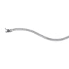 Plated Sterling Silver Triple CZ Row Bracelet