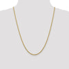 14K 2.75mm Diamond-Cut Lightweight Rope Chain