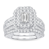 14K WG 2.00CT  Diamond Bridal Ring