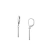Dangle Staple Bar Earrings on Leverback