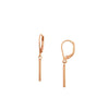 Dangle Staple Bar Earrings on Leverback