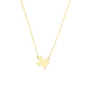 States Plain Map Necklace