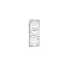 Sterling Silver Edged Diamond Cut Hoops