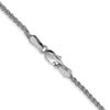 14K White Gold 1.65mm Spiga Chain