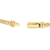 Cross-Cross Diamond Yellow/White Mesh Bangle