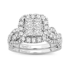 14K WG 1.75ct Diamond Bridal Ring