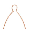 Curved Wire Threader Earrings