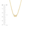 Plated Sterling Silver Mini Butterfly Necklace