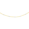 0.95mm Two-Tone Barrel Saturn Chain with Lobster Lock