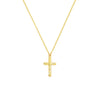 Diamond Scattered Cross Necklace
