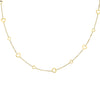 Open Heart on Box Chain Adj. Necklace