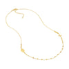 Cross and Virgin Mary Beaded Necklace
